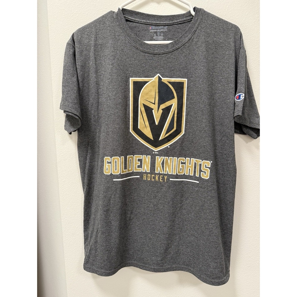 NHL Las Vegas Golden Knights‎ Men's Short Sleeve Champion T-Shirt Size Medium